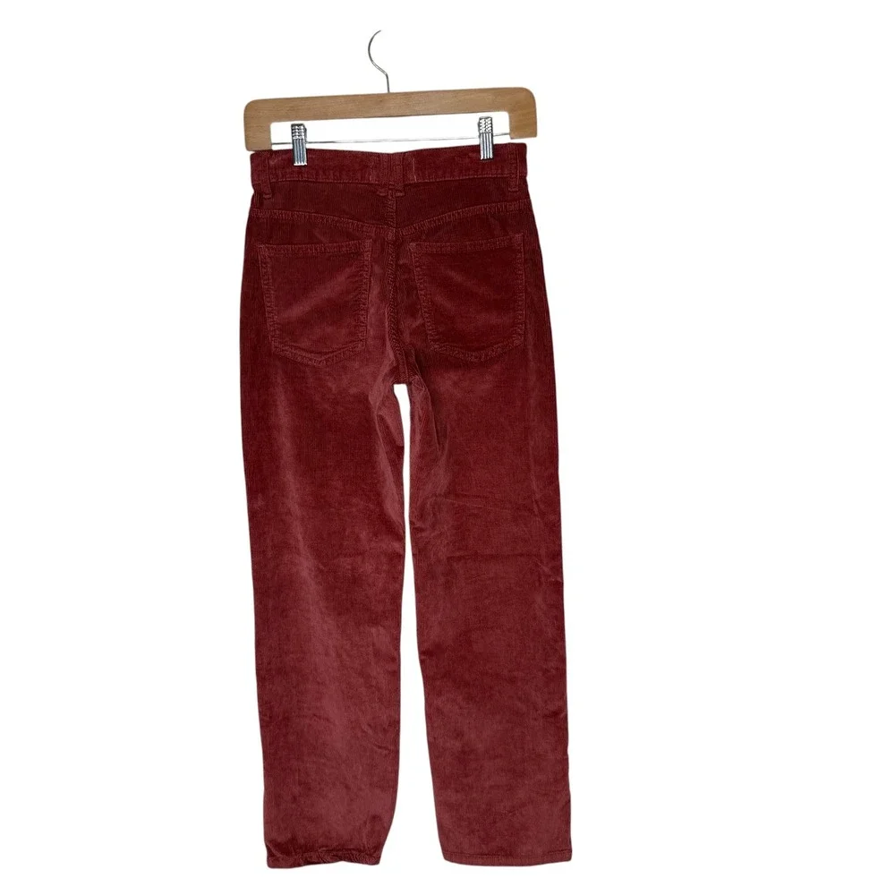 Free People We The Free Risk Taker Corduroy Pant Straight Leg Boho Retro size 25